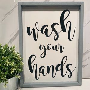Wash your hands frame